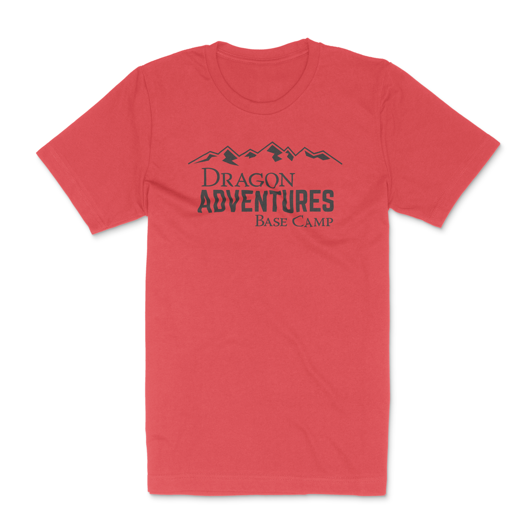Base Camp Logo T-Shirt-Heather Red