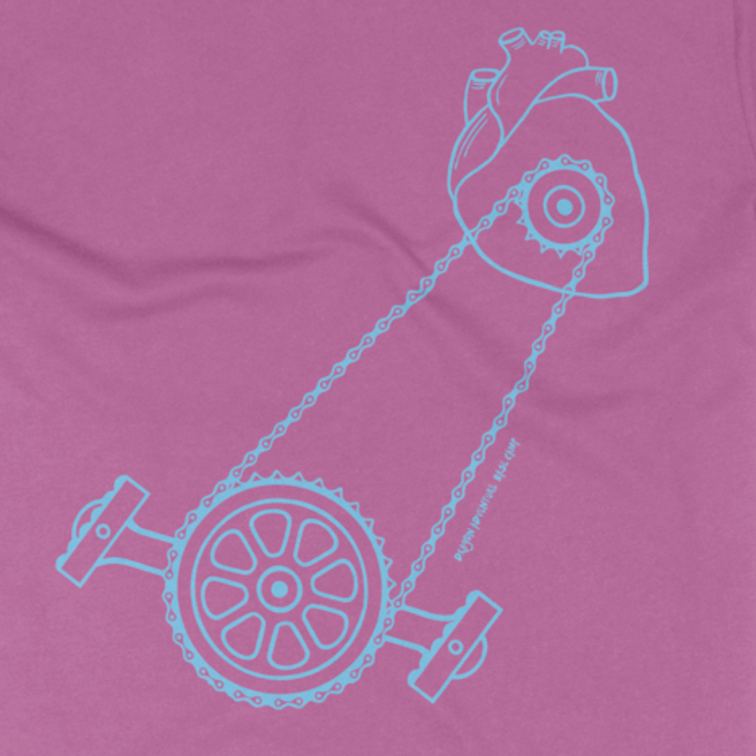 Crank It Up T-shirt-Heather Magenta