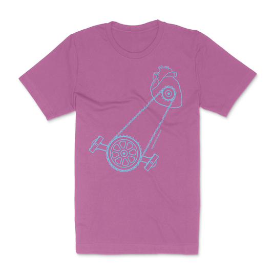 Crank It Up T-shirt-Heather Magenta