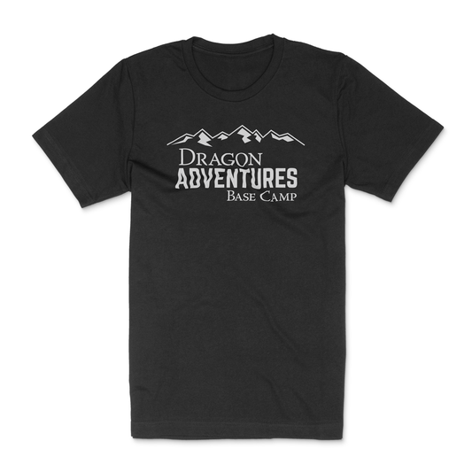 Base Camp Logo T-Shirt-Heather Black