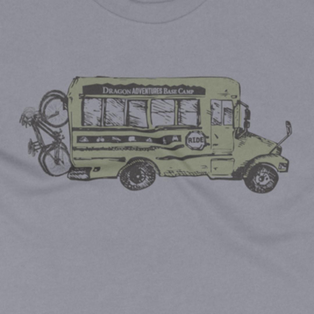 Dragon Wagon T-shirt-Heather Storm
