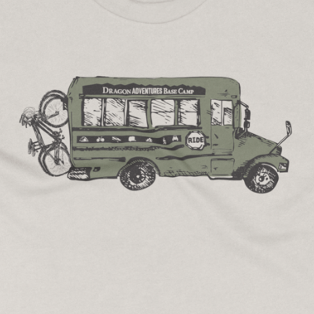 Dragon Wagon T-shirt-Heather Dust