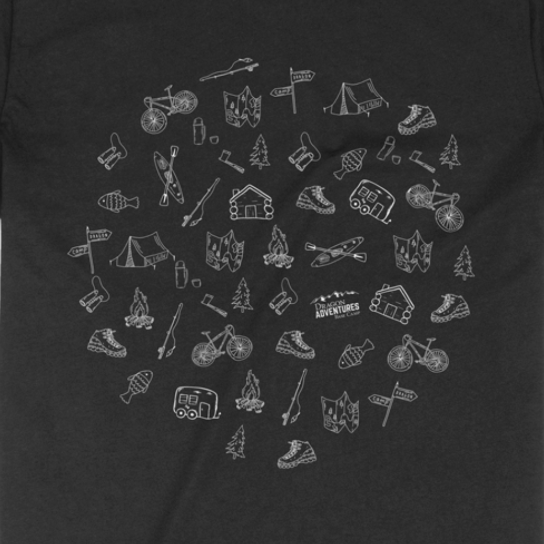 Adventure Life T-shirt-Heather Dark Grey