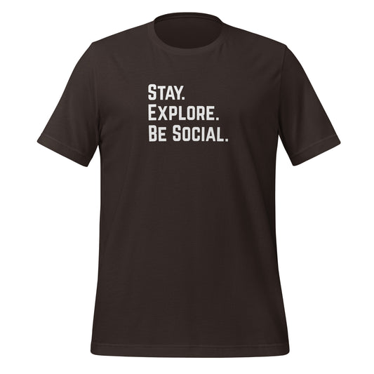 Dragon Adventures Base Camp-Stay, Explore, Be Social T-shirt