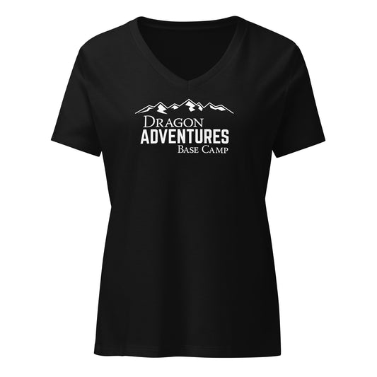 Dragon Adventures Base Camp Women's Relaxed V-neck Tee